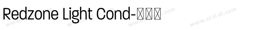 Redzone Light Cond字体转换
